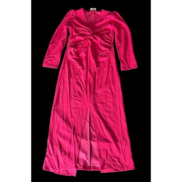 Prettygarden Dresses & Skirts - Pretty Garden Hot Pink Long Sleeve Long Dress NWT Medium